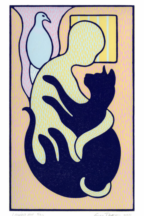 Loving cat